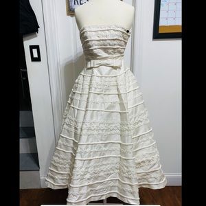 Gorgeous custom made 1950’s inspired silk dress